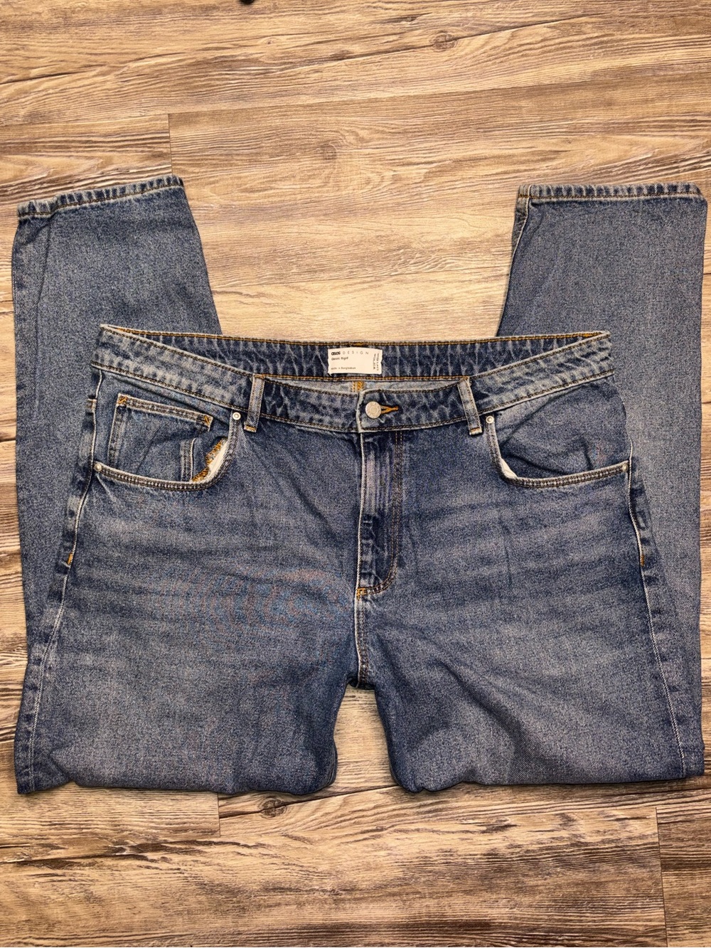 ASOS Classic Blue Women's Straight-Leg Jeans